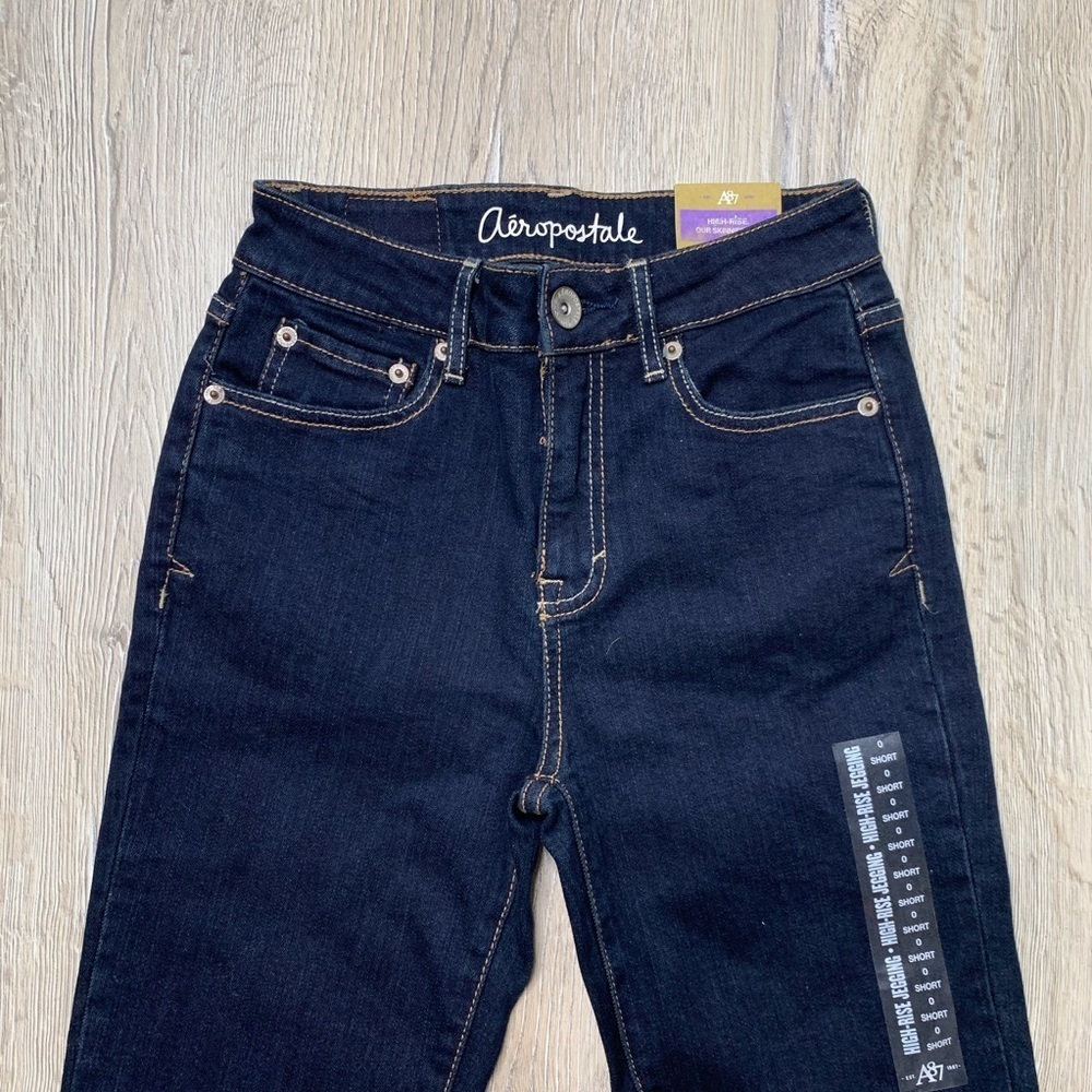 Aeropostale Bree High Rise Skinny Jegging Sz 0 - Picture 3 of 7
